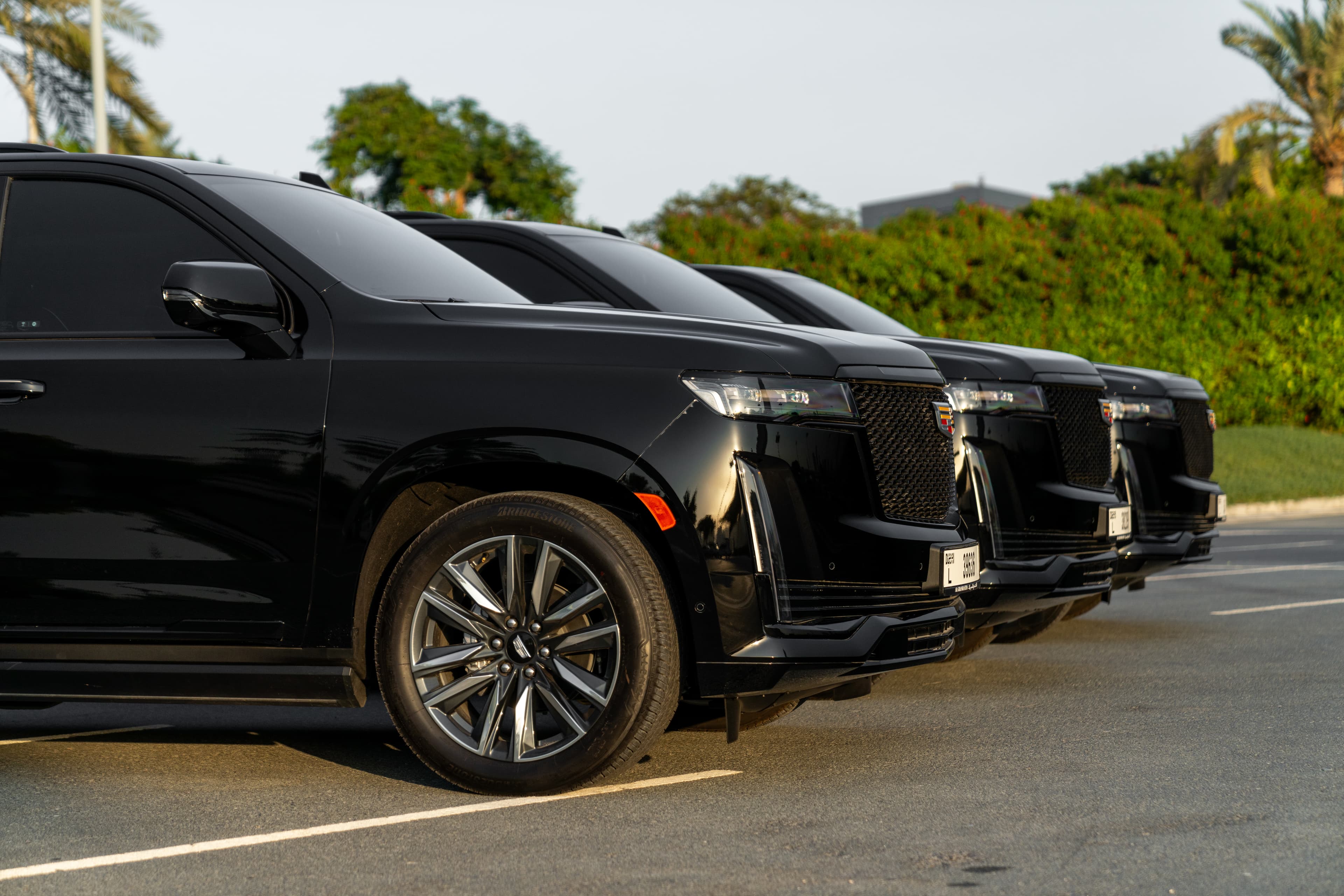 Superior Car Rental luxury vehicle ready for delivery