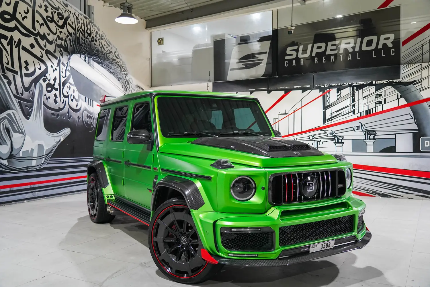 Mercedes-AMG G63 β representative of the luxury SUV segment in our Dubai fleet