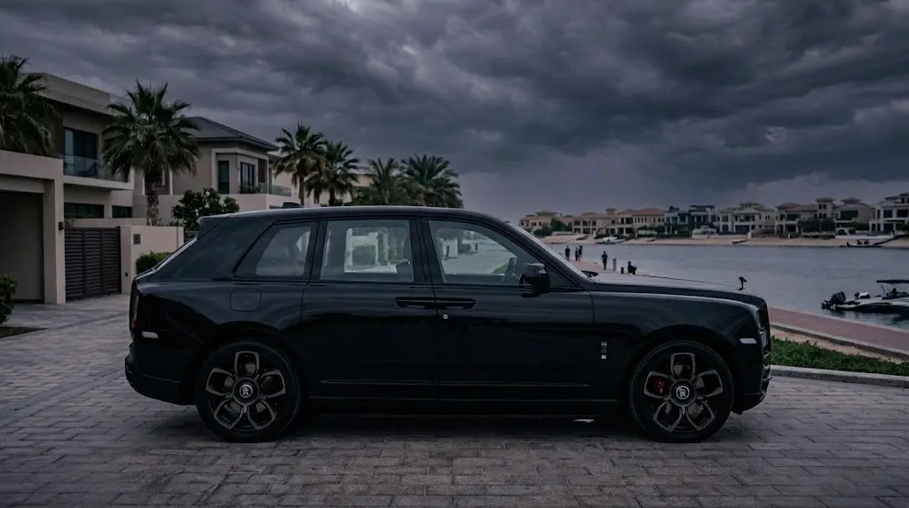 Rolls-Royce Cullinan Black Badge on Palm Jumeirah Dubai