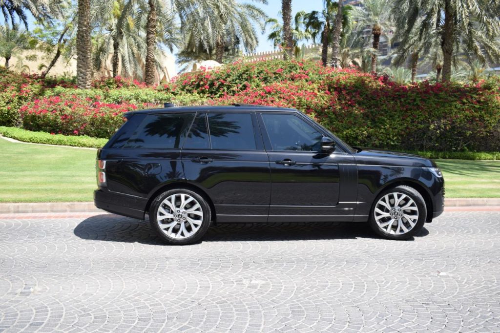 Range Rover Supercharged Black for Rent in Dubai UAE