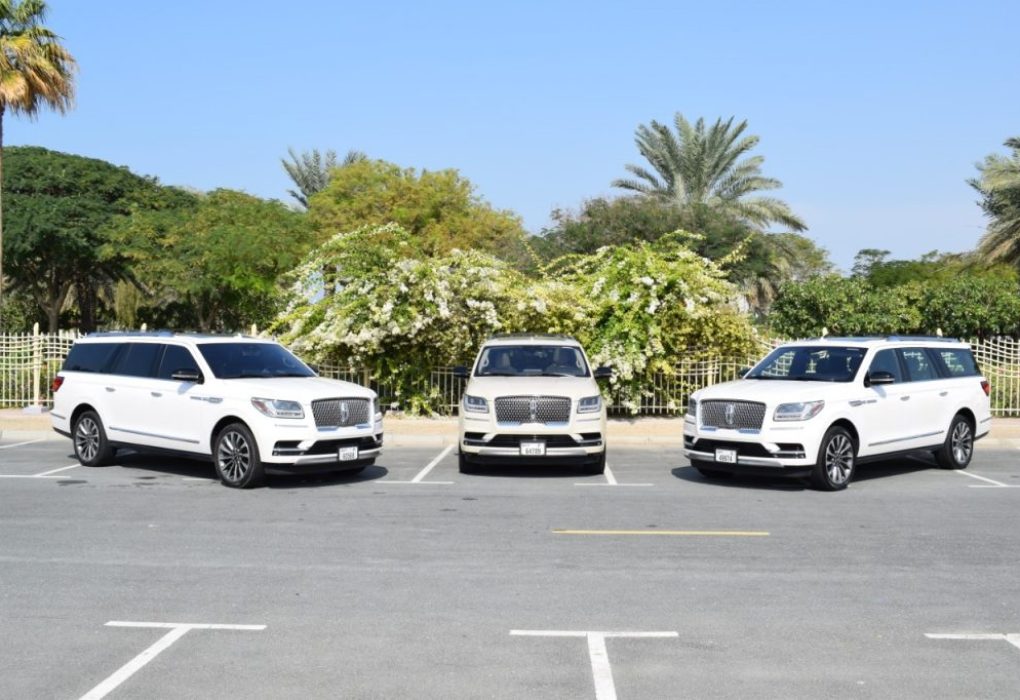 Lincoln Navigator White for Rent in Dubai UAE